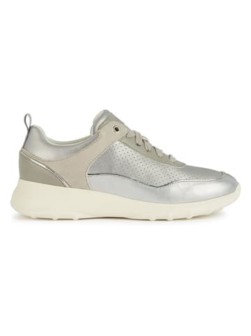 Geox Sneakers "Alleniee" in Silber/ Creme