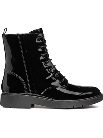 Geox Leren boots "Spherica" zwart
