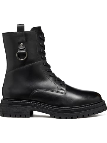 Geox Leder-Boots "Iridea" in Schwarz
