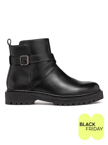 Geox Leren boots "Bleyze" zwart