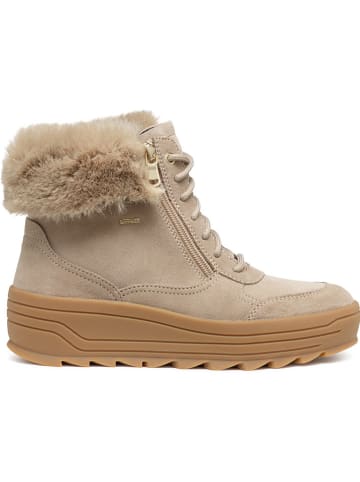 Geox Leder-Boots "Milleiny" in Beige
