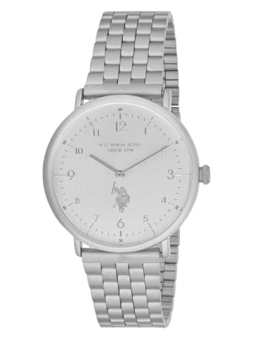 U.S. Polo Assn. Zegarek kwarcowy w kolorze srebrnym