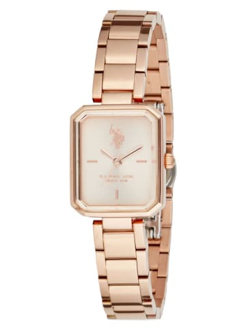 U.S. Polo Assn. Kwartshorloge roségoudkleurig