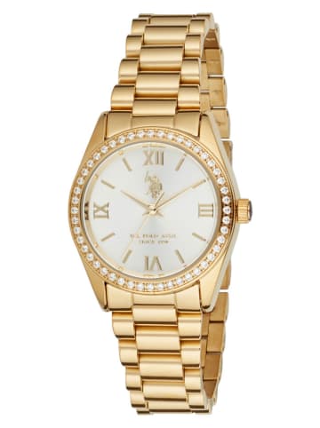 U.S. Polo Assn. Kwartshorloge goudkleurig/crème