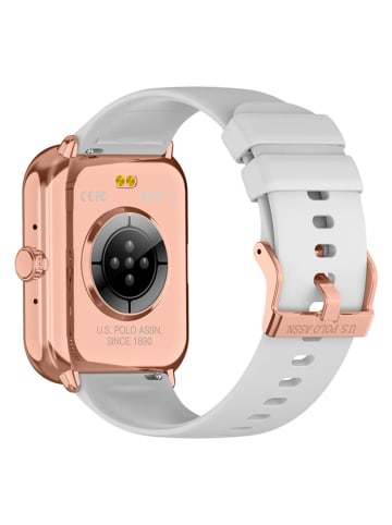 U.S. Polo Assn. Smartwatch wit/roségoudkleurig