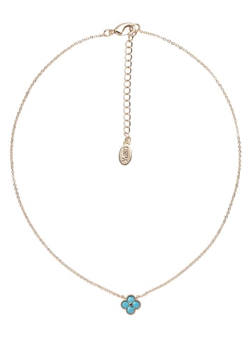 U.S. Polo Assn. Vergulde ketting met edelsteen - (L)36 cm