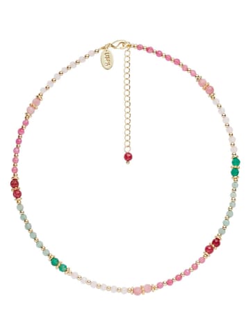 U.S. Polo Assn. Vergulde ketting met edelstenen - (L)36 cm