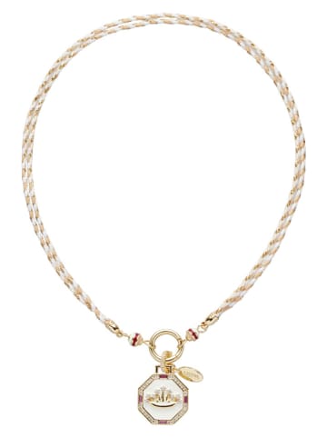 U.S. Polo Assn. Naszyjnik z kryształami - dł. 38 cm