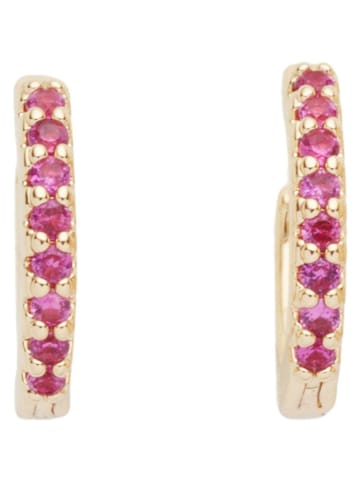 U.S. Polo Assn. 3-delige set: vergulde creolen met kristallen