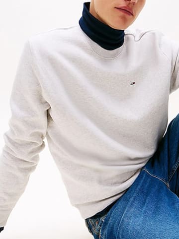 Tommy Hilfiger Fleecepullover in Hellgrau