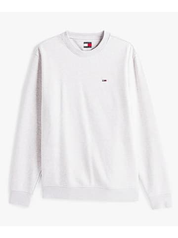 Tommy Hilfiger Fleece trui lichtgrijs