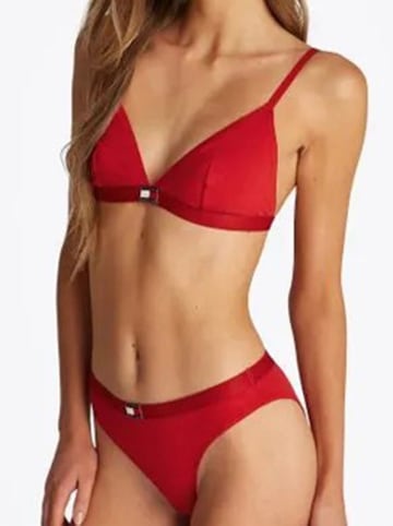 Tommy Hilfiger Biustonosze (3 szt.) w kolorze jasnoróżowym, czerwonym i granatowym