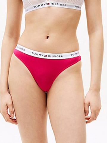 Tommy Hilfiger 5-delige set: strings rood/lichtblauw/donkerblauw