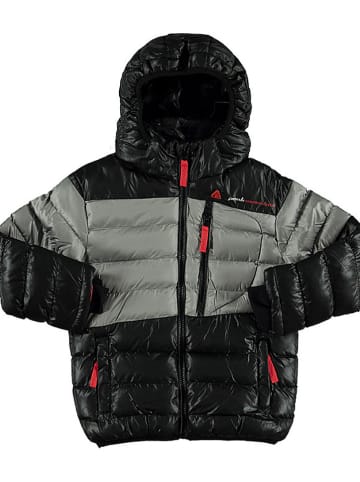 Peak Mountain Winterjas zwart/grijs