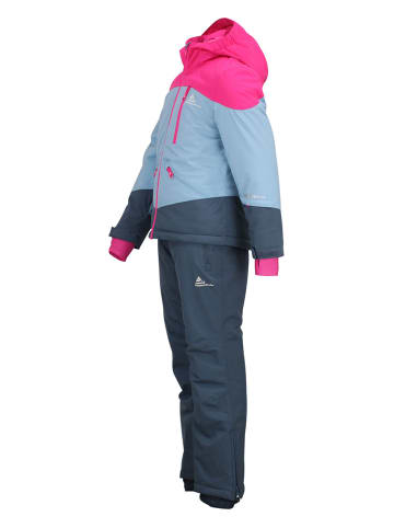 Peak Mountain 2tlg. Ski-/ Snowboardoutfit in Blau/ Pink