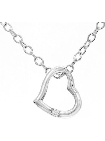 Vittoria Jewels Weißgold-Anhänger mit Diamant