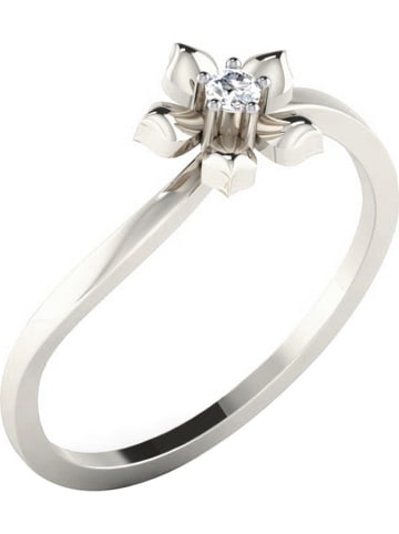 Vittoria Jewels Złoty pierścionek z diamentem