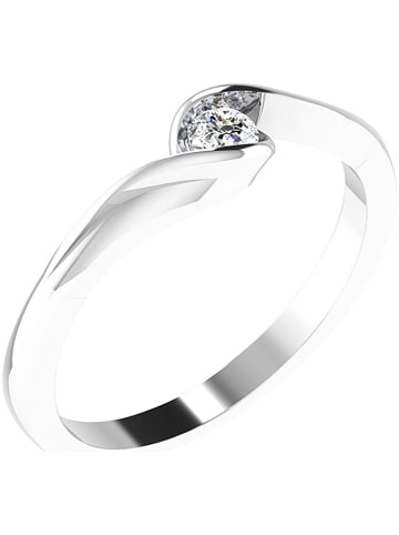 Vittoria Jewels Złoty pierścionek z diamentem