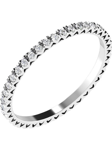 Vittoria Jewels Witgouden ring met diamanten