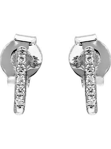 Vittoria Jewels Witgouden oorstekers met diamanten