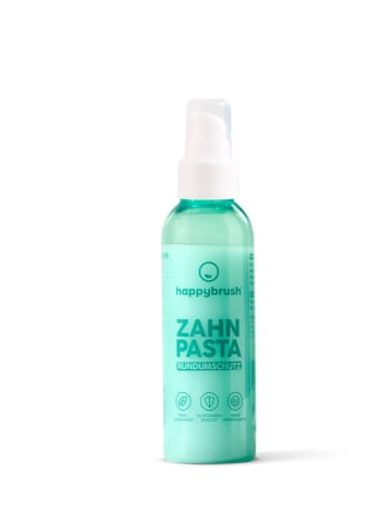 happybrush Nachfüllbarer Zahnpasta Spender in Türkis- 125 ml