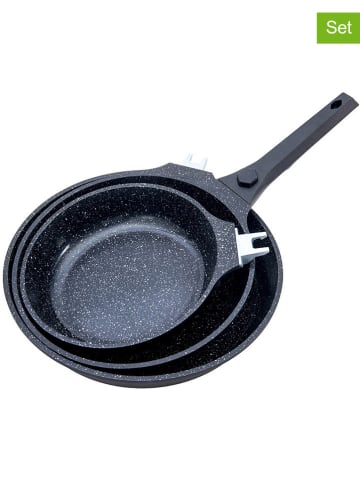Laguiole 4-delige braadpannenset "Alizée" zwart