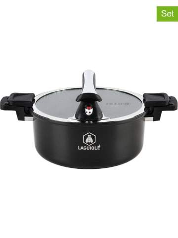 Laguiole Snelkookpan zwart - 6,6 l