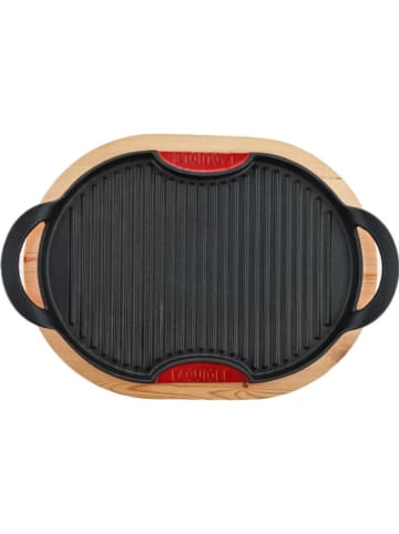 Laguiole Grillpan zwart - (L)26 x (B)36 cm