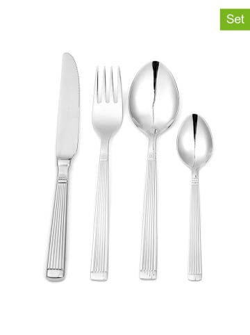 Laguiole 24tlg. Edelstahl-Besteckset "Iris"