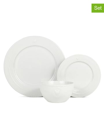 Laguiole 18-delig tafelservies "Gallus" wit