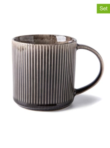 Laguiole 2-delige set: koffiekoppen bruin - Ø 8,8 cm