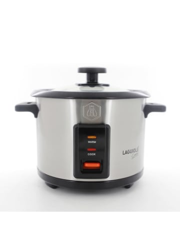Laguiole Reiskocher in Silber/ Schwarz - 1,5 l