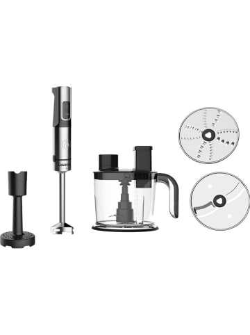 Laguiole Stabmixer in Silber/ Schwarz