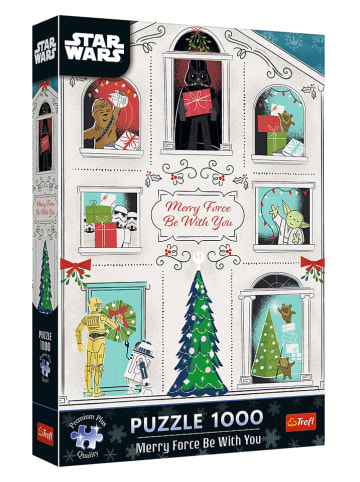 Trefl 1.000-częściowe puzzle "Star Wars - Marry Force be with You" - 12+