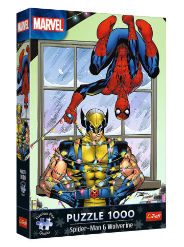 Trefl 1.000-delige puzzel "Christmas - Spiderman & Wolverine" - vanaf 12 jaar