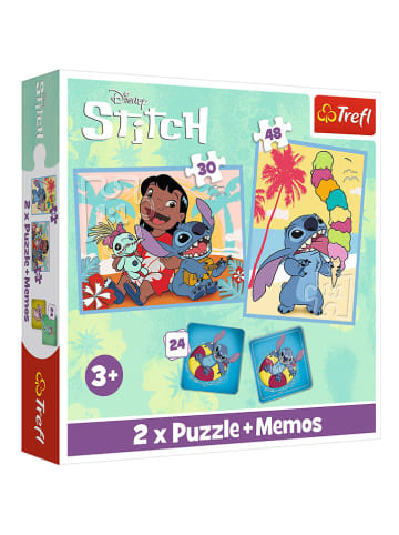 Trefl Puzzle i gra pamięciowa 2w1 "Disney Lilo & Stitch" - 3+
