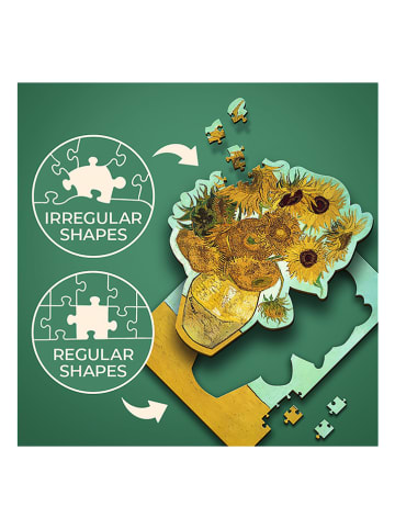 Trefl 200tlg. Holzpuzzle "Sonnenblumen - Vincent van Gogh" - ab 6 Jahren