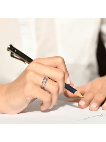 CARATELLI Witgouden ring "Malia" met diamanten