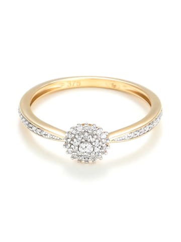 CARATELLI Gouden ring "Harmonie" met diamanten