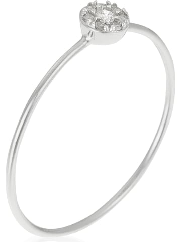 CARATELLI Witgouden ring "Reine de Beauté" met diamanten