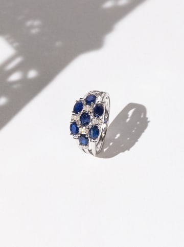 CARATELLI Witgouden ring "Bohol" met diamanten