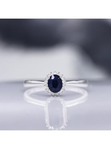 CARATELLI Witgouden ring "Abra" met diamanten