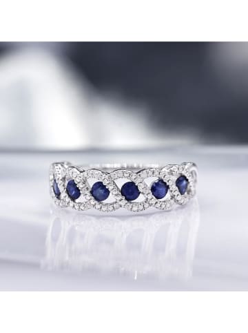 CARATELLI Witgouden ring "Tarlac" met diamanten