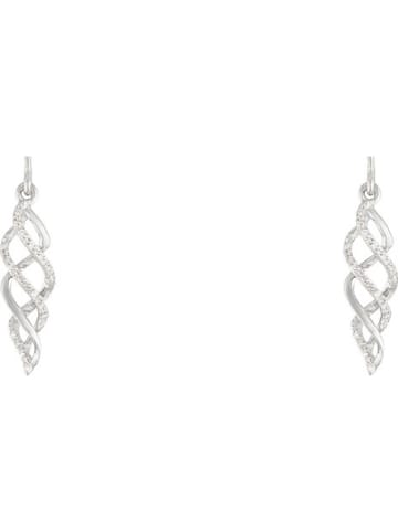 CARATELLI Weißgold-Ohrstecker "June" mit Diamanten