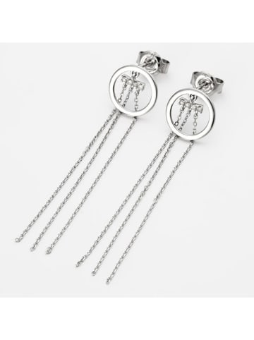 CARATELLI Witgouden oorstekers "Jardin Secret" met diamanten