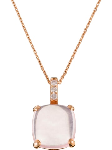 CARATELLI Roségold-Anhänger "Rose Dragée" mit Diamanten
