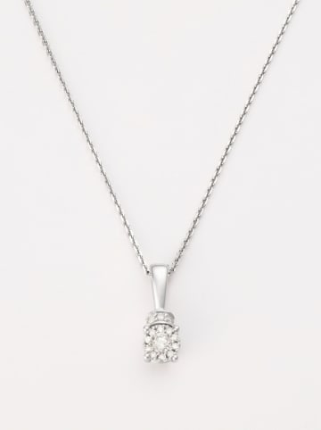CARATELLI Weißgold-Anhänger "Scintillante" mit Diamanten