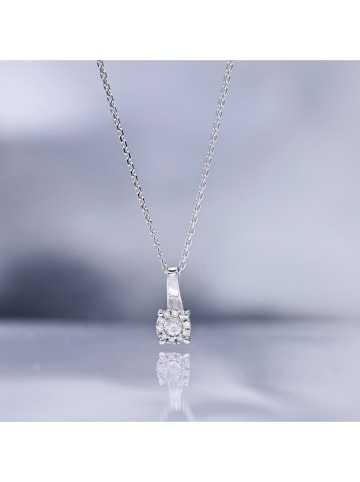 CARATELLI Witgouden hanger "Akna" met diamanten