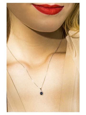 CARATELLI Witgouden hanger "Abra" met diamanten