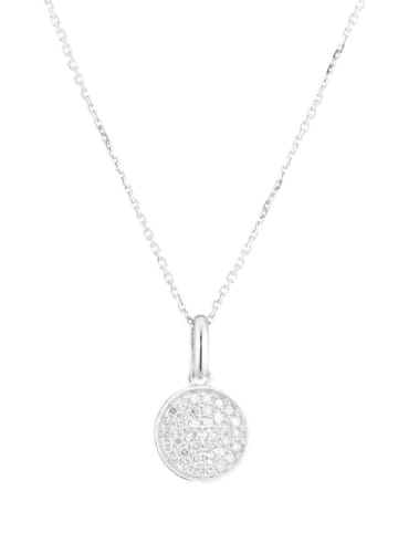 CARATELLI Weißgold-Anhänger mit Diamanten